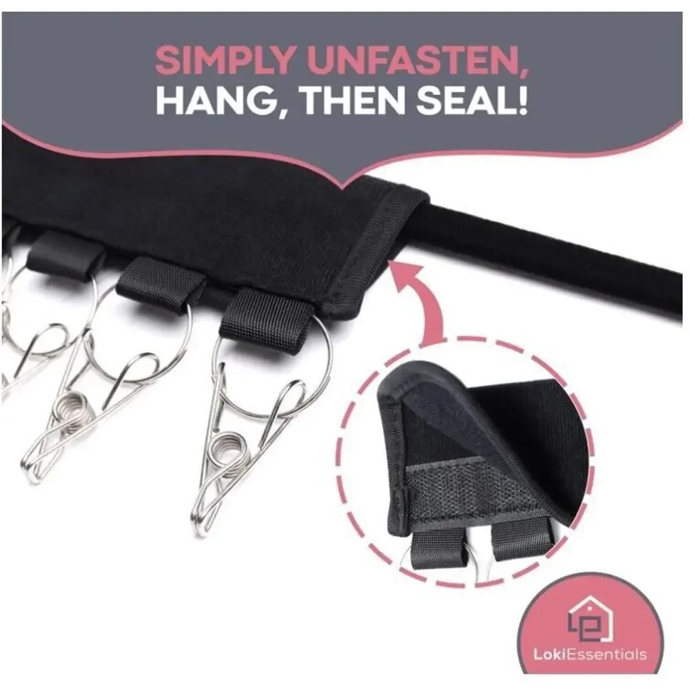 LOKI-ESSENTIALS BRA/Belts/Scarf/Hats/Socks Organizer Hanger Attachment--2 pack